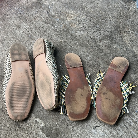 Zara 2 Pair of flats Size 7.5/38 - Picture 4 of 7